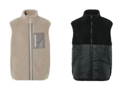 Heren teddy bodywarmer