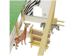 Houten boerderij/dierentuin/boomhut