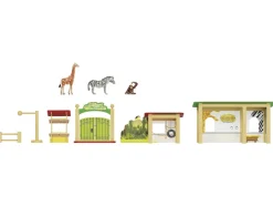 Houten boerderij/dierentuin/boomhut