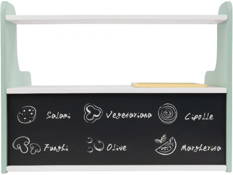 Houten ijswagen of pizza-oven