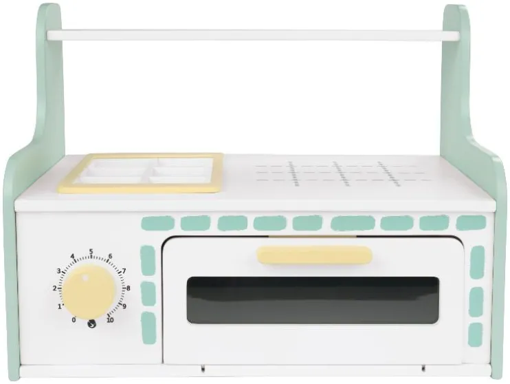 Houten ijswagen of pizza-oven