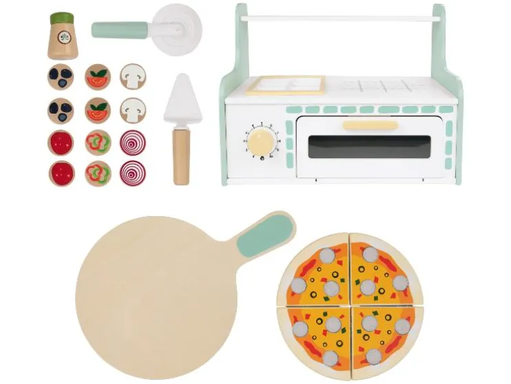 Houten ijswagen of pizza-oven