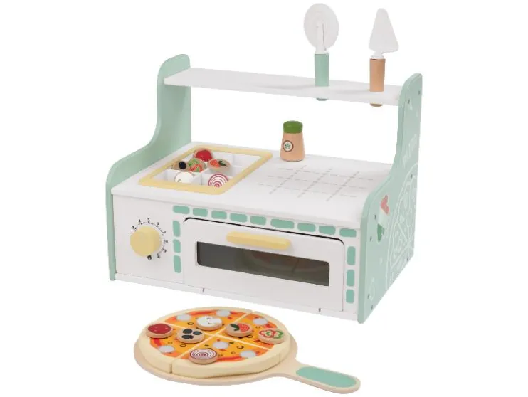 Houten ijswagen of pizza-oven