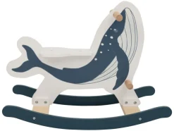 Houten schommeldier of loopfiets