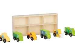 Houten speelgoed auto's