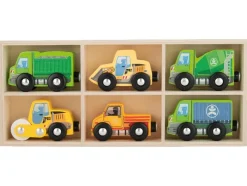 Houten speelgoed auto's