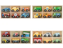 Houten speelgoed auto's