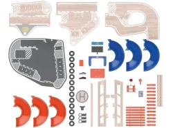 Houten speelgoed garage