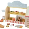 Houten speelgoed 2-in-1 BBQ of bakkerij & café