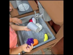 Houten speelgoed keuken om op te hangen