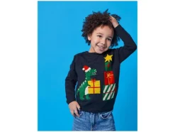 Kinder kersttrui met lampjes