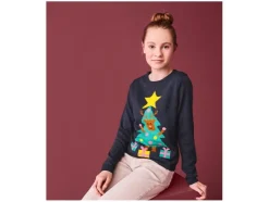 Kinder kersttrui met lampjes