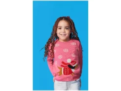 Kinder kersttrui met lampjes