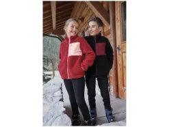 Kinderjas voor meisjes, van imitatie lamsleer