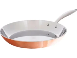 Koperen koekenpan 28 cm