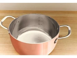 Koperen kookpan 24 cm