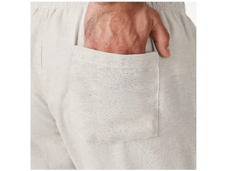 Korte linnen heren broek