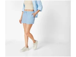 Korte mousseline dames broek