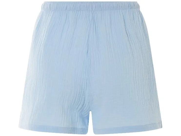 Korte mousseline dames broek