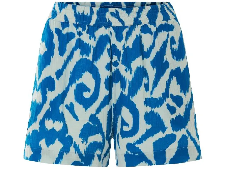 Korte mousseline dames broek