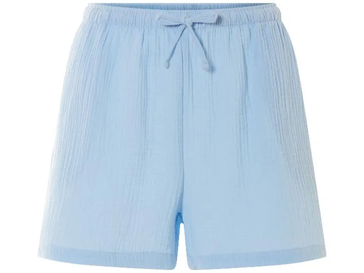 Korte mousseline dames broek