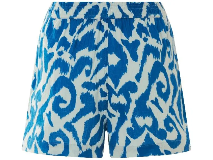 Korte mousseline dames broek