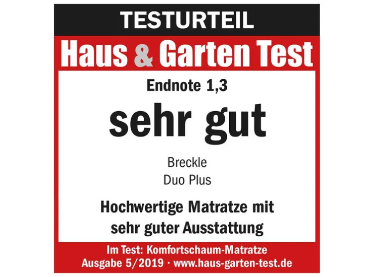 Koudschuim matras Duo Plus