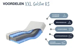 Koudschuim matras Gelstar XXL