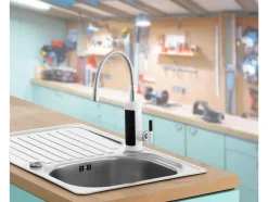 Kraan voor warm en koud water