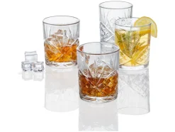 Kristallen whiskeyglazen of longdrinkglazen