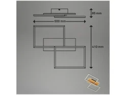 LED-plafondlamp met backlight