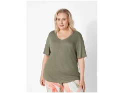 Linnen dames T-shirt - Plus size