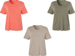 Linnen dames T-shirt - Plus size