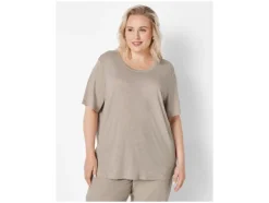 Linnen dames T-shirt - Plus size