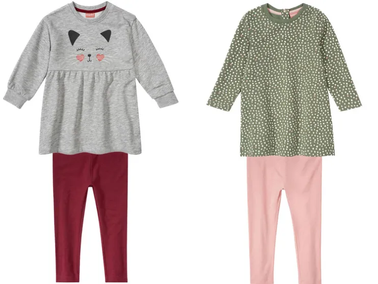 Meisjes jurk met legging