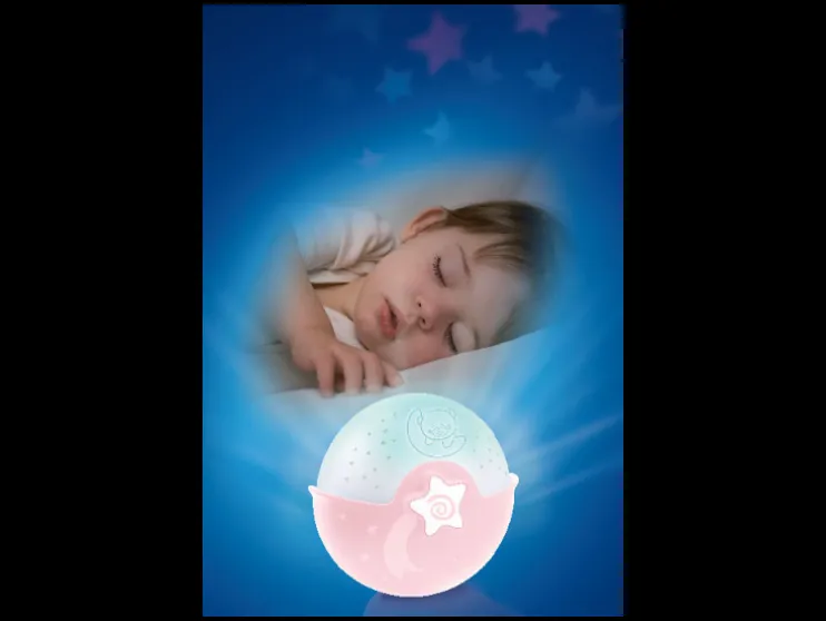 Nachtlampje en projector