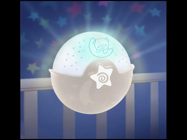 Nachtlampje en projector