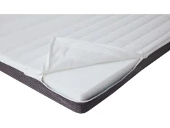 Omkeerbare matras topper 140 x 200 cm