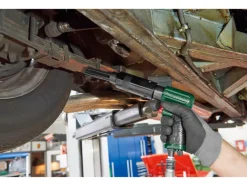 Perslucht knabbelschaar, naaldbikhamer of -onderhoudseenheid