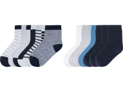 Peuters jongens sokken, 7 paar, met bio-katoen