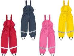 Peuters meisjes / jongens regen-tuinbroek met reflectoren