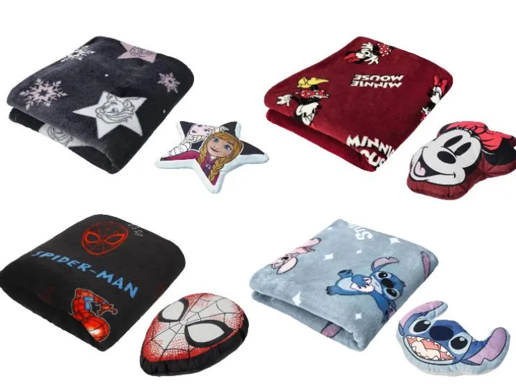 Plaid met kussen Disney