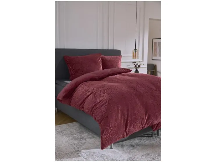 Pluche dekbedovertrek 140 x 200 cm