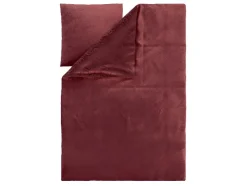 Pluche dekbedovertrek 140 x 200 cm