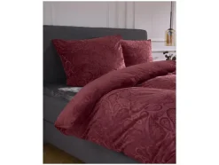 Pluche dekbedovertrek 140 x 200 cm