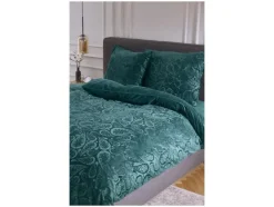 Pluche dekbedovertrek 200 x 200 cm