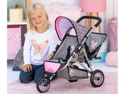 Poppen tweeling-jogger