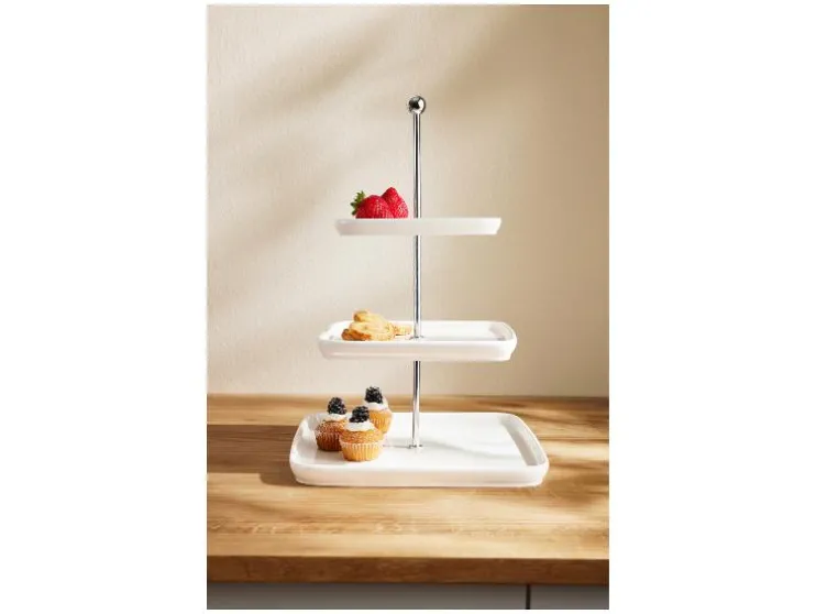Porseleinen etagère