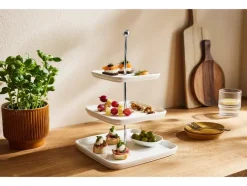 Porseleinen etagère