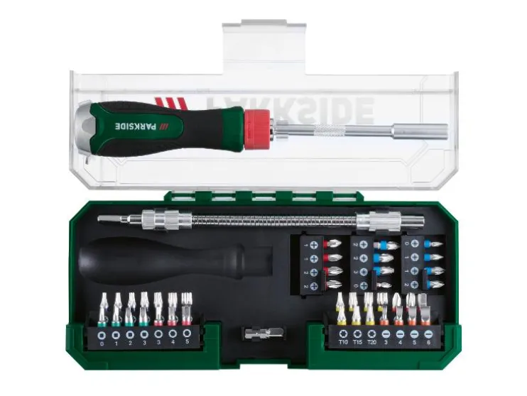 Ratelschroevendraaier- en bitset